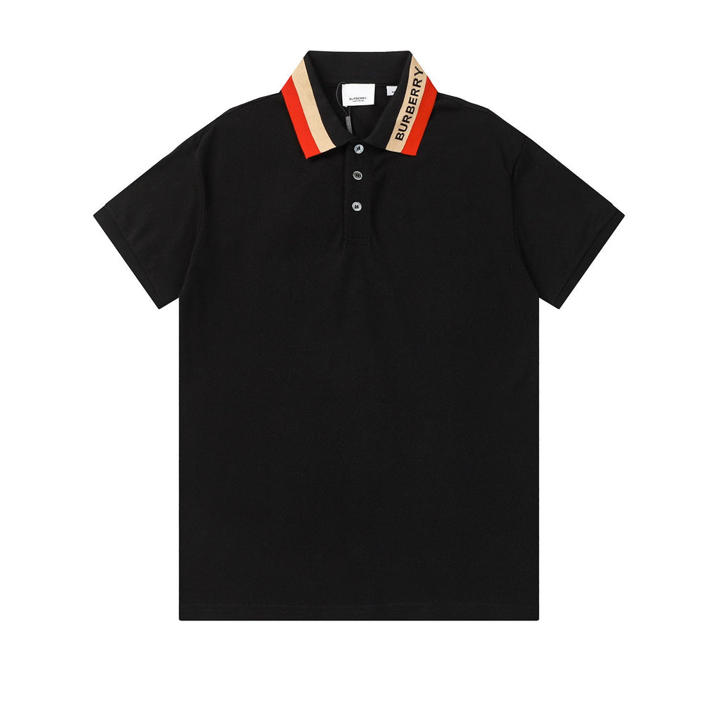 Burberry Logo Detail Cotton Piqué Polo Shirt